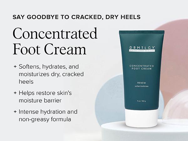 DRMTLGY Concentrated Foot Cream 5oz with Lactic Acid