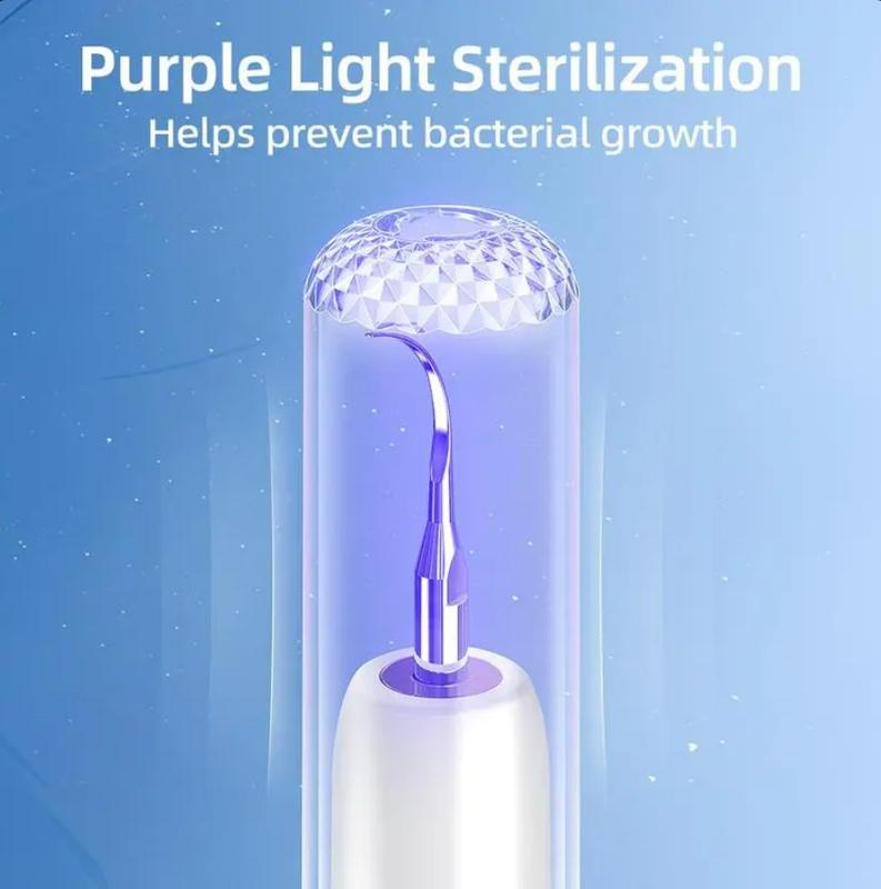 Glam Goddess Rechargeable Electric Teeth Cleaning Tool with Replacement Heads & Manual Auxiliary Cleaning Tools, Oral Irrigator for Home Use, Tartar Remover for Teeth,Remover Teeth Cleaning Kit