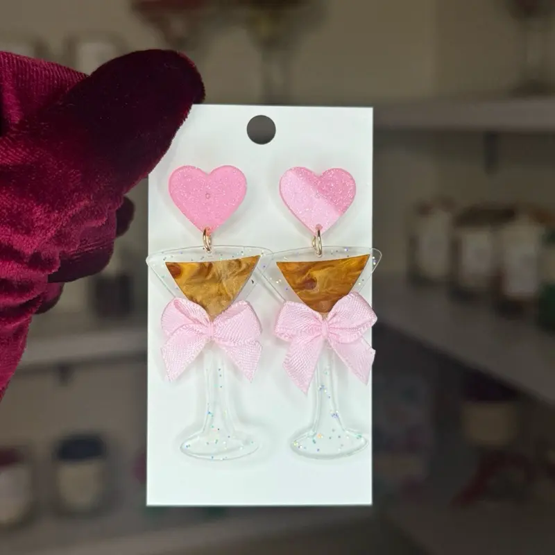 Espresso martini earrings