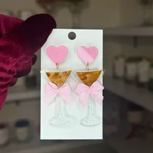 Espresso martini earrings
