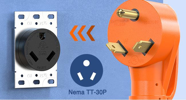 Nilight 30 Amp to 15 Amp RV Y Splitter Adapter Cord 30A Male Plug to Two 15A Female 110V Household Outlet NEMA TT-30P 5-15R Pure Copper STW 10 AWG Cable for RV Camper Generator extension