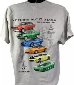 Chevy Camaro T-Shirt – Classic Chevrolet Muscle Car Graphic Tee, Retro Camaro Shirt, Unisex Cotton Casual Top Gift for Car & Camaro Enthusiasts