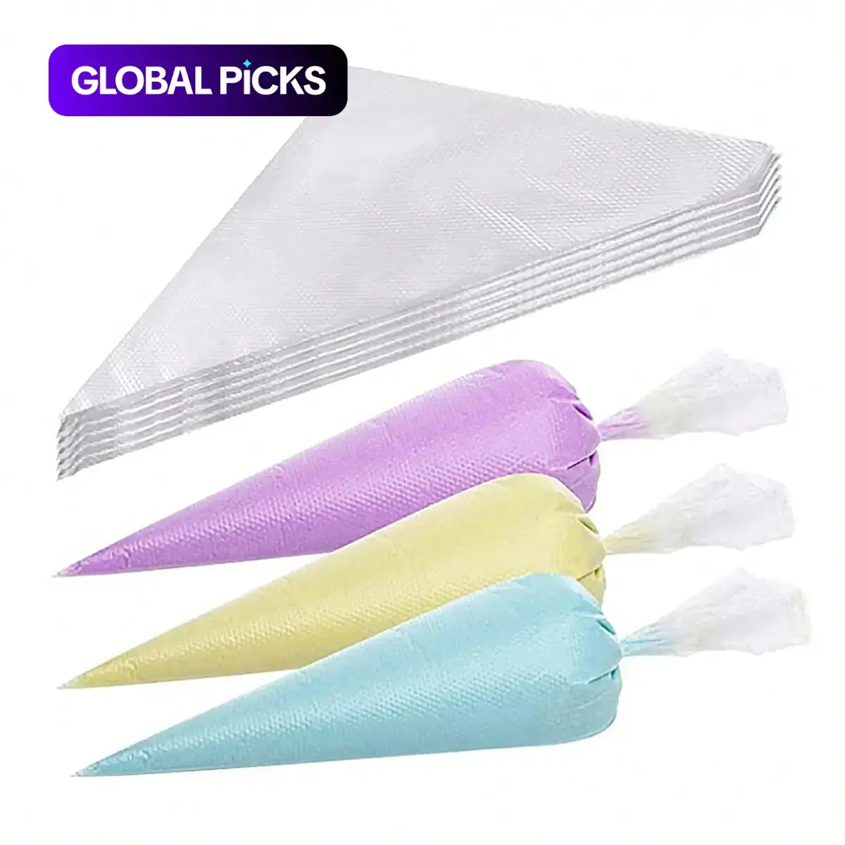 100pcs Triangular Piping Bags, Baking & Decorating Tool for Cake, Cookie and Pastry