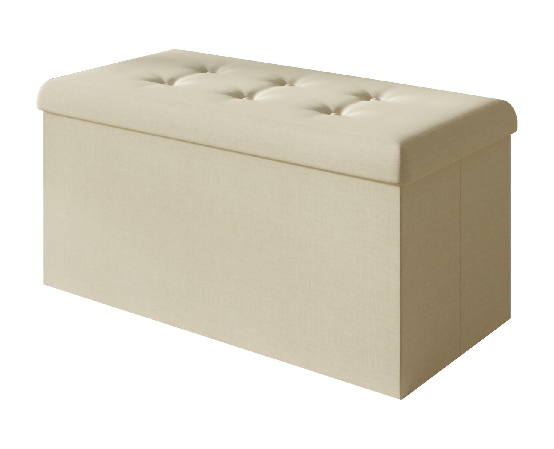 Favorer 12"/30"/42" Tufted Upholstered Folding Storage Ottoman Bench Favorer 12"/30"/42" Tufted Upholstered Folding Storage Ottoman Bench