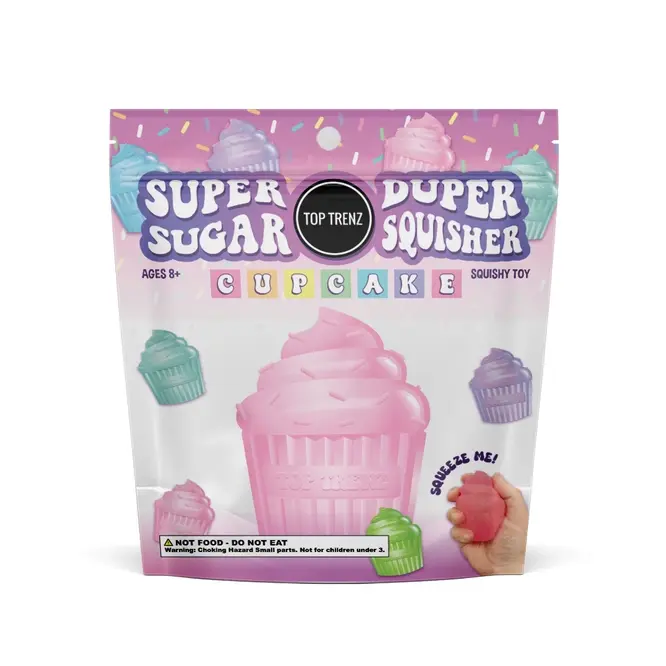Super Duper Sugar Squisher | Sprinkle Filled Cupcake