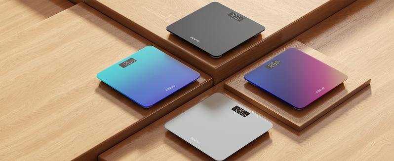 RENPHO Digital Bathroom Scale Accurate Weight Measurement Scale with Backlit LED Round Corner Design, Body Scale Weight up to 400 lb/180kg