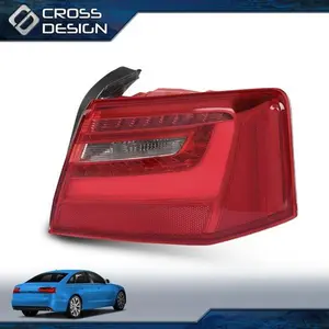 CROSSDESIGN Fit For AUDI A6 C7 2012-2016 LED Outer Tail Light Rear Lamp Right Passenger Side