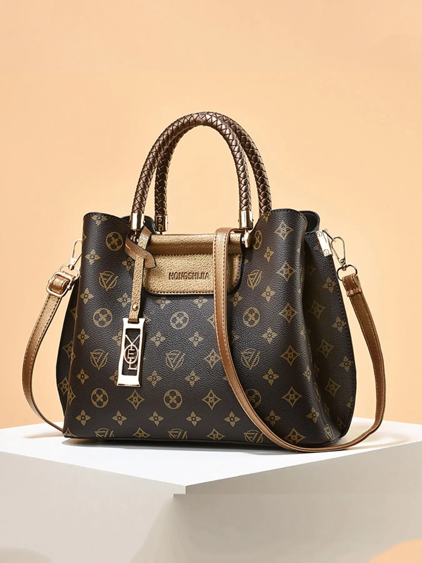 Fashion Vintage Crossbody Handbag, Multifunctional Large Capacity, Stylish Design, New Women's Small Square Bag, Casual Multi-Layer, Everyday Crossbody Bag, Elegant Bags, Fashion Shoulder Bag, Chic Crossbody Bag, Trendy Crossbody Bag
