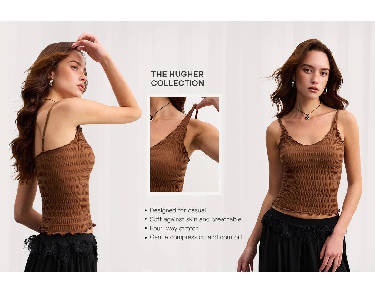 Dazzwear The HugHer Collection Women's Tank Top Adjustable