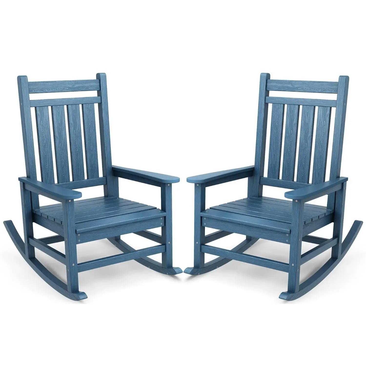 Rocking Chair Set of 2 -Navy