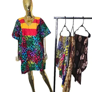 Ankara Short with Satin Dress