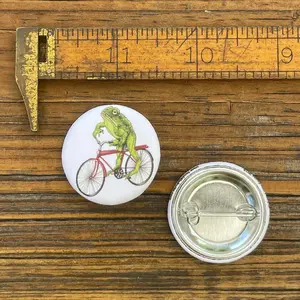 Frog Button Pin