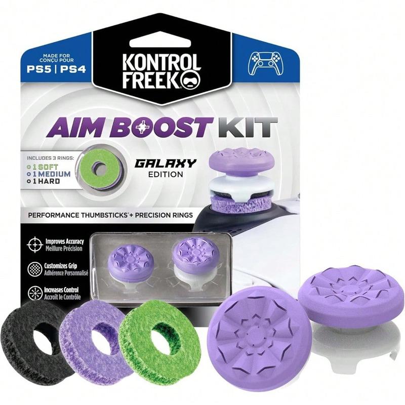Aim Boost Kit for PlayStation 5 and PlayStation 4 Controller | Includes Performance Thumbsticks and Precision Rings HOT STAR