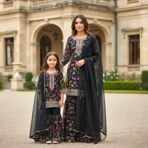 Mom & Daughter Floral Suit Set