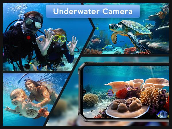 FOSSIBOT F105 Rugged Phone Unlocked 10300mAh Battery Cell 6.74" HD+Display 12GB RAM(4+8)/64GB ROM 20MP Camera 4G Dual SIM Android 14 Waterproof IP68/IP69K Outdoorfun(NOT Compatible with AT&T, Cricket, and Verizon )