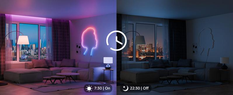 Lepro N1 AI Smart RGB Neon Rope Lights, Featuring LLM AI-Generated Lighting Effects, LightBeats Music Sync, Color Segment DIY Voice Control via App, Wi-Fi & Bluetooth Enabled for Christmas, Living Room and Bedroom Wall Decor -1