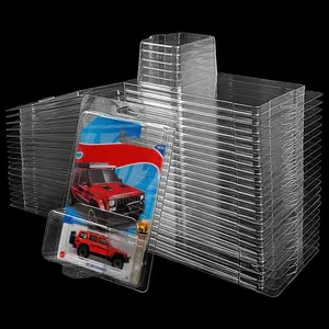 Clear Diecast Car Display Cases (10/12-Pack) – Stackable Protector Boxes for Hot Wheels & Matchbox 1:64 Scale 🇺🇸 Fast Ship