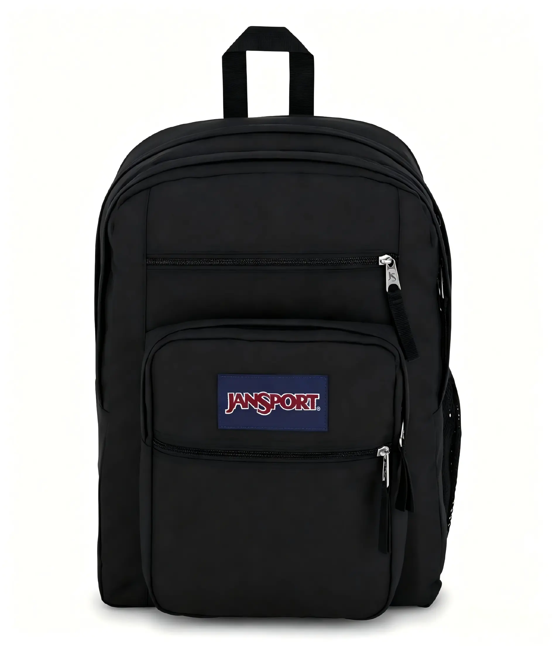 Unisex Big Student Backpack with Suede Bottom, Classic Casual Daypack with Laptop Sleeve and Water Bottle Pocket, Water-Resistant, Black, Internal Laptop Sleeve, Campus Life, Everyday Carry, Durable Suede Base, Roomy Student Pack