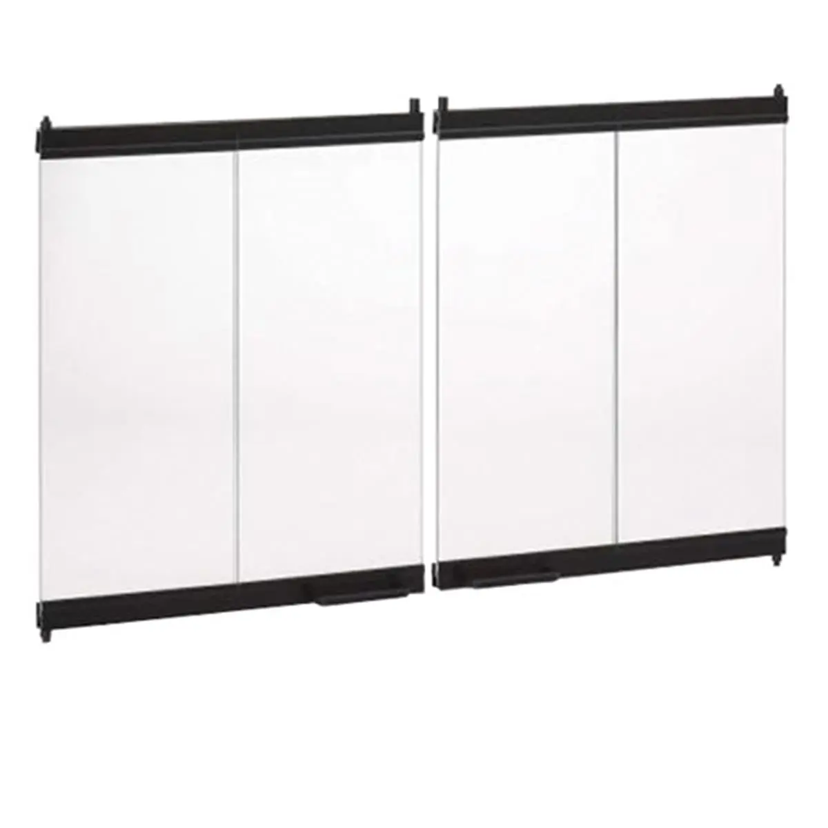 212 MAIN 36 in. Superior Outdoor Bi-Fold Glass Door - Black, Aluminum Frame, Bi-Fold Door