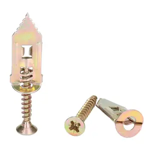 TRINO 40 Pack Self Drilling Drywall Anchors with Screws Kit,Self Drilling Anchors and Screws for Heavy Duty,House Decoration Picture Frame No Drill or Holes in Wall