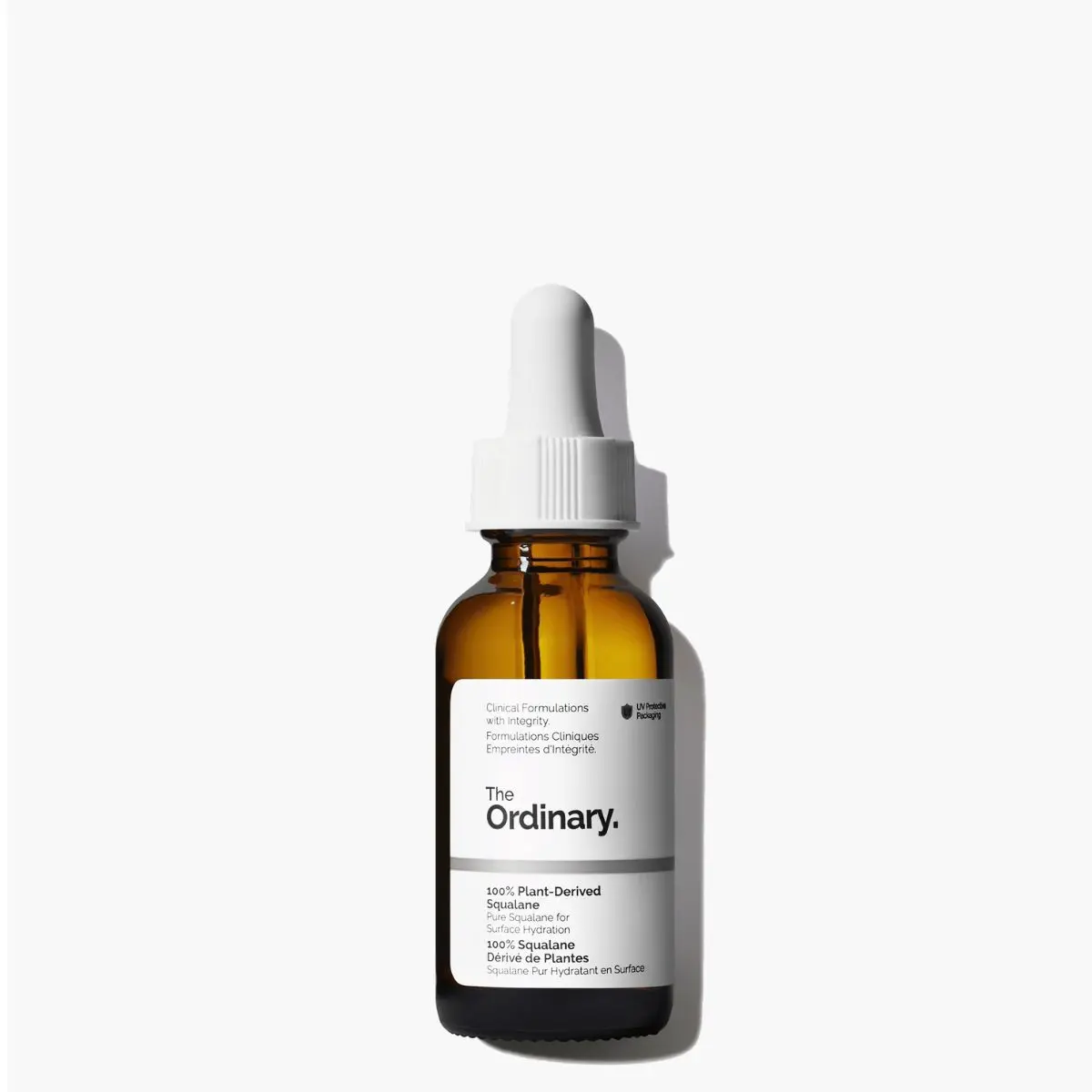 The Ordinary 100% Plant-Derived Squalane, for Skin and Hair, Lightweight Hydration, and Moisture Barrier Support, 1 Fl Oz