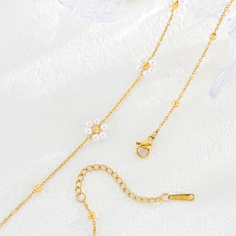 17KM Pearl Necklaces for Women, Daisy Pearls Choker for Women's Pearl Strand Necklaces as Valentines Day Gifts for Teens, Silver Daisy Birthday Gifts 3 Pearls White Necklace as Bridesmaid gifts 17KM Pearl Necklaces for Women, Daisy Pearls Choker for Women's Pearl Strand Necklaces as Valentines Day Gifts for Teens, Silver Daisy Birthday Gifts 3 Pearls White Necklace as Bridesmaid gifts