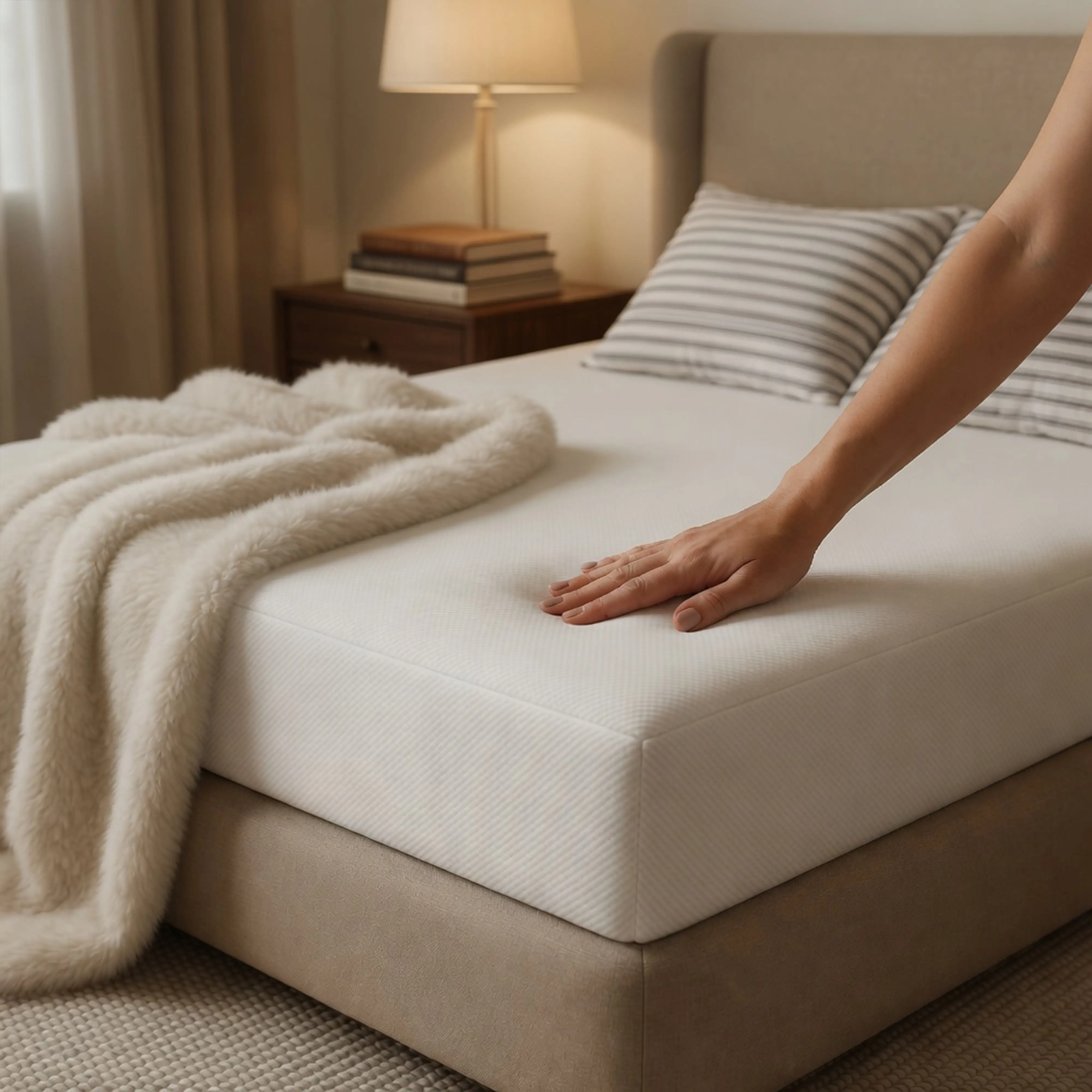 6-Inch Foldable Memory Foam Cloud Mattress for Adults - King Size Mattresses Option, Supportive Foam, Anti-Allergic Breathable Skin-Friendly Fabric, Compressed Easy-Carry Design, Durable Household Sleeping Pad (Single, Full, Queen Sizes)