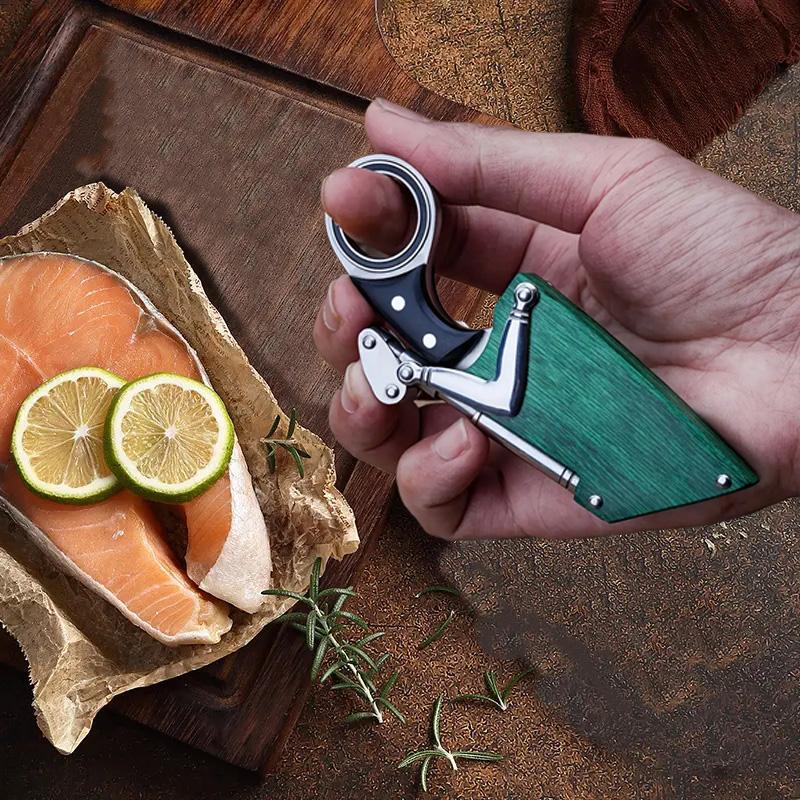 Kitchen knife with wooden sheath, gift for men