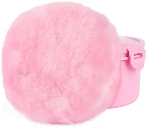 WSYUB Body Powder Puff, Powder Puff for Body Powder, 6 Inch Extra-Large Powder Puffs,Ultra Soft Fluffy Velour Powder Puff, Pink