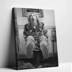 Funny Bathroom Decor Poster, Bathroom Art Movie Poster Print, Dumb Movie Wall Art, Funny Wall Decor, Vintage Black & White Poster, Gift for Him Decor bathroom family bedroom