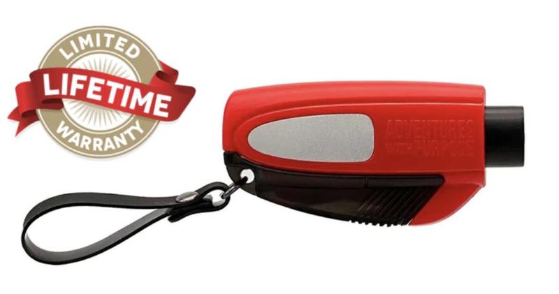 2-in-1 Emergency Window Breaker & Seatbelt Cutter 2-in-1 Emergency Window Breaker & Seatbelt Cutter