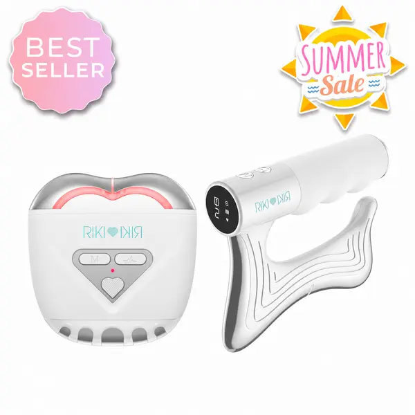 RIKI Sculptress PRO 2.0 & RIKI Sculptor Full-Body & Facial Contouring System with EMS Heat & LED Light for Muscle Recovery and Advanced Facial Sculpting