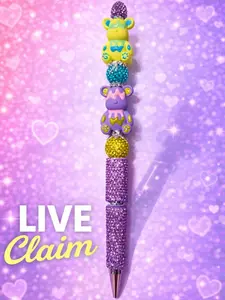 (Live claim) Double Stack Rhinestone Pen