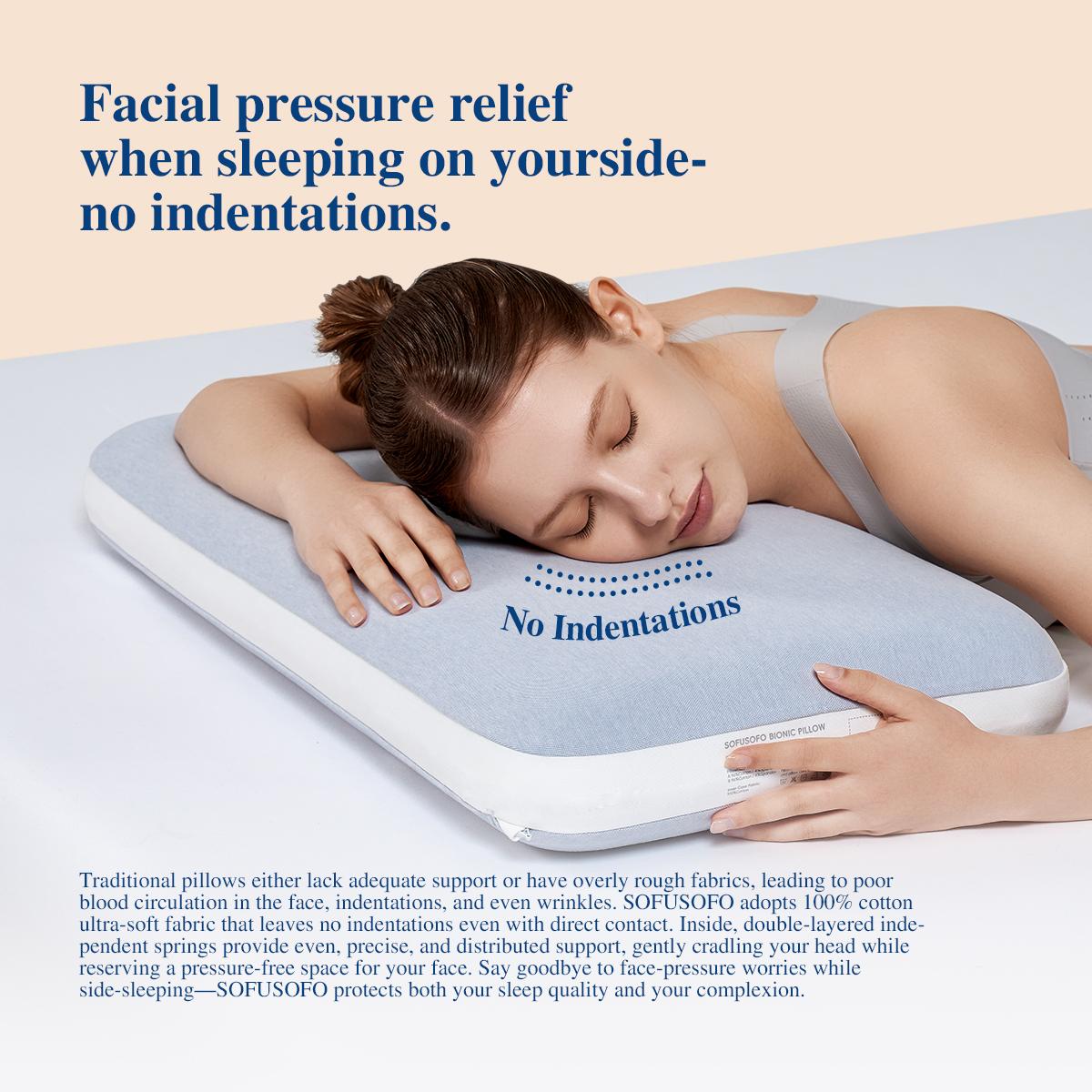 SOFUSOFO Neck Pillow for Pain Relief & Better Sleep