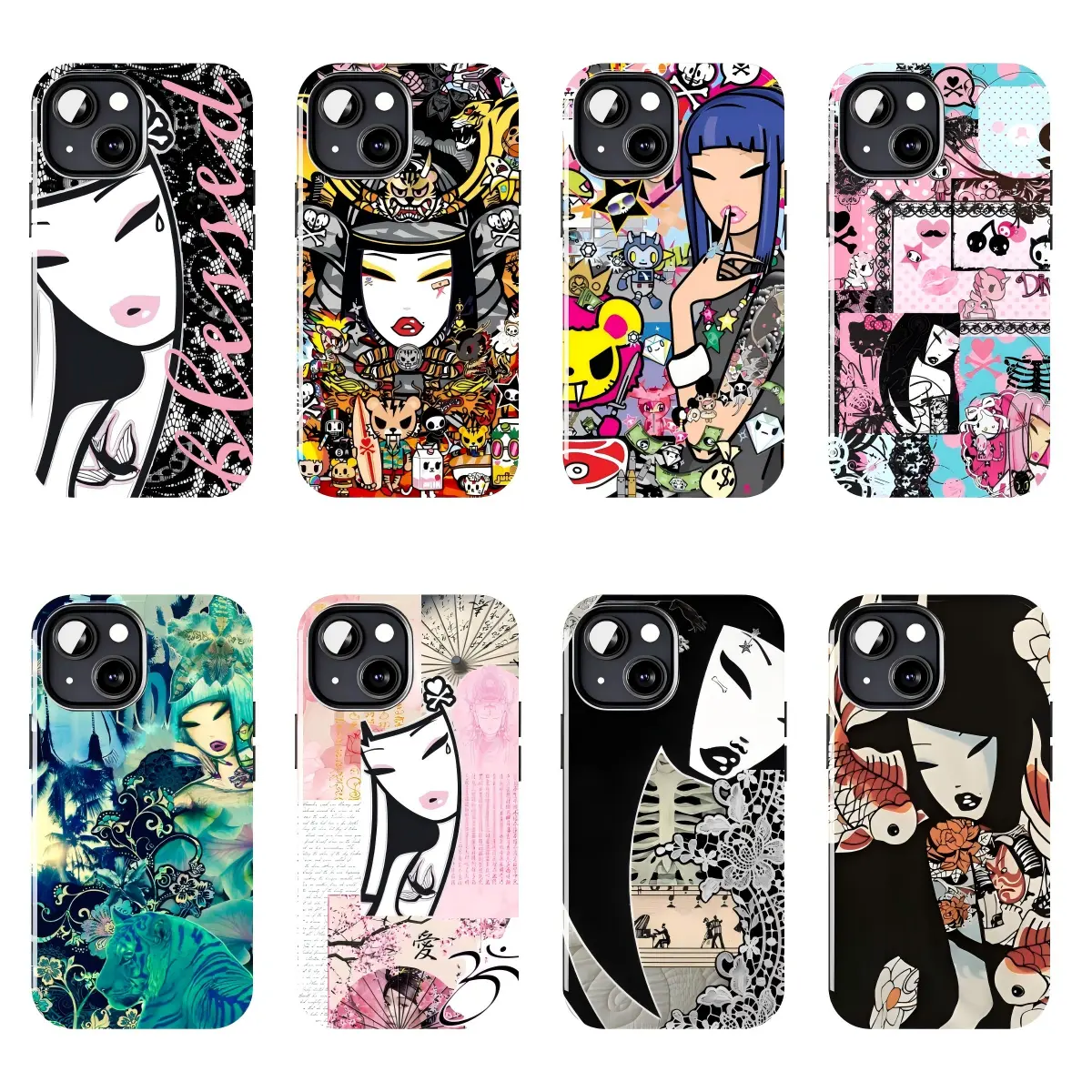 [Magnetic Design]Tokidoki Y2K Aesthetic Phone Case Suitable for iPhone 17-11 Pro Max/Plus