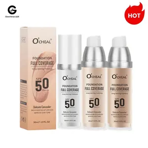 Long-Lasting Concealer Liquid Foundation, Moisturizing & Brightening, Non-Shedding, Color-Changing, Perfect Fit, Beauty Cream