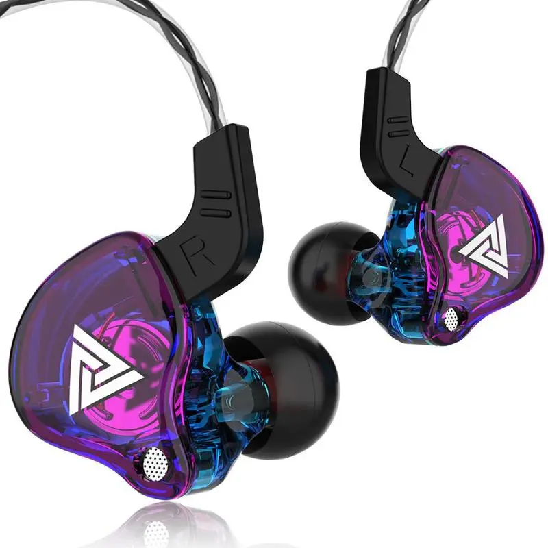 AK6 Wired Earphone In-ear Design with Microphone HiFi Heavy Bass Noise Cancelling for Esports Game Live Streaming gaming  earbuds in-ear design earphone