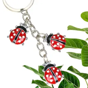3pc Ladybug Keychains