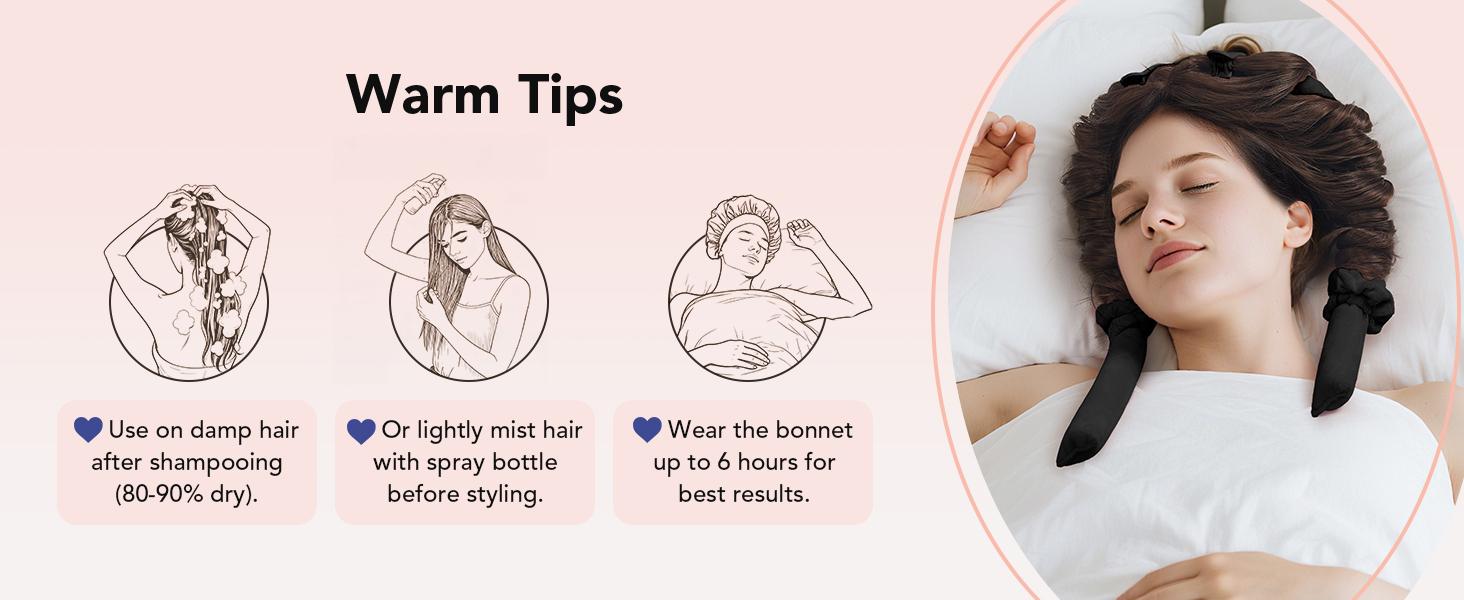 LitBear Heatless Curls Overnight, 2 Sizes of Soft Hair Rollers for Women with Bonnet to Sleep In, No Heat Hair Curlers Set with Scrunchies and Clips, for Long and Medium Hair LitBear Heatless Curls Overnight, 2 Sizes of Soft Hair Rollers for Women with Bonnet to Sleep In, No Heat Hair Curlers Set with Scrunchies and Clips, for Long and Medium Hair