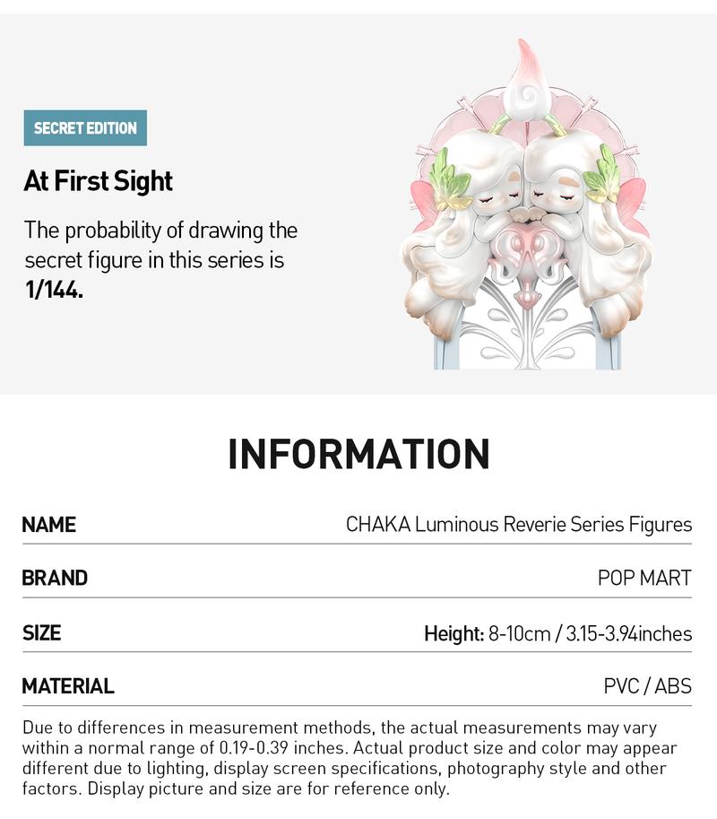 POP MART CHAKA Luminous Reverie Series Figures