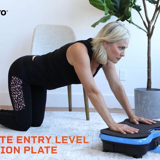 TrimLite Vibration Plate - Exercise Machine with Adjustable Handlebars