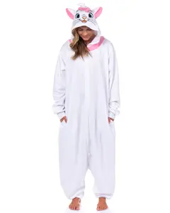 Disney Aristocats Marie Union Suit Adult Kigurumi Hooded One-Piece Pajama Loungewear