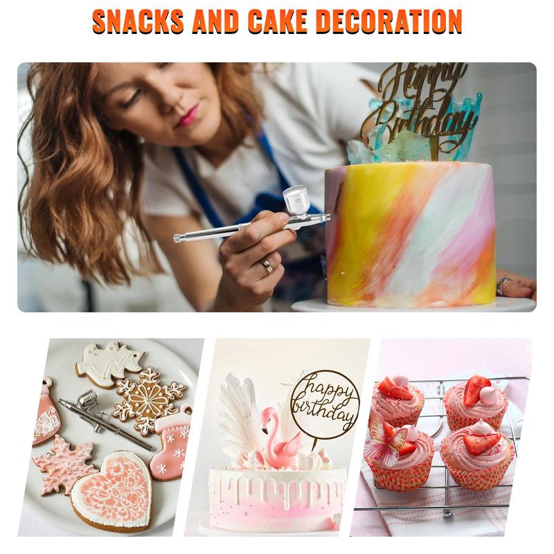 VEVOR Airbrush Ensemble,  Expert Airbrush Kit with Compressor, Multi-Use Dual-Action Gravity Feed Airbrush System for Art, Nails, Cookies, Tattoos