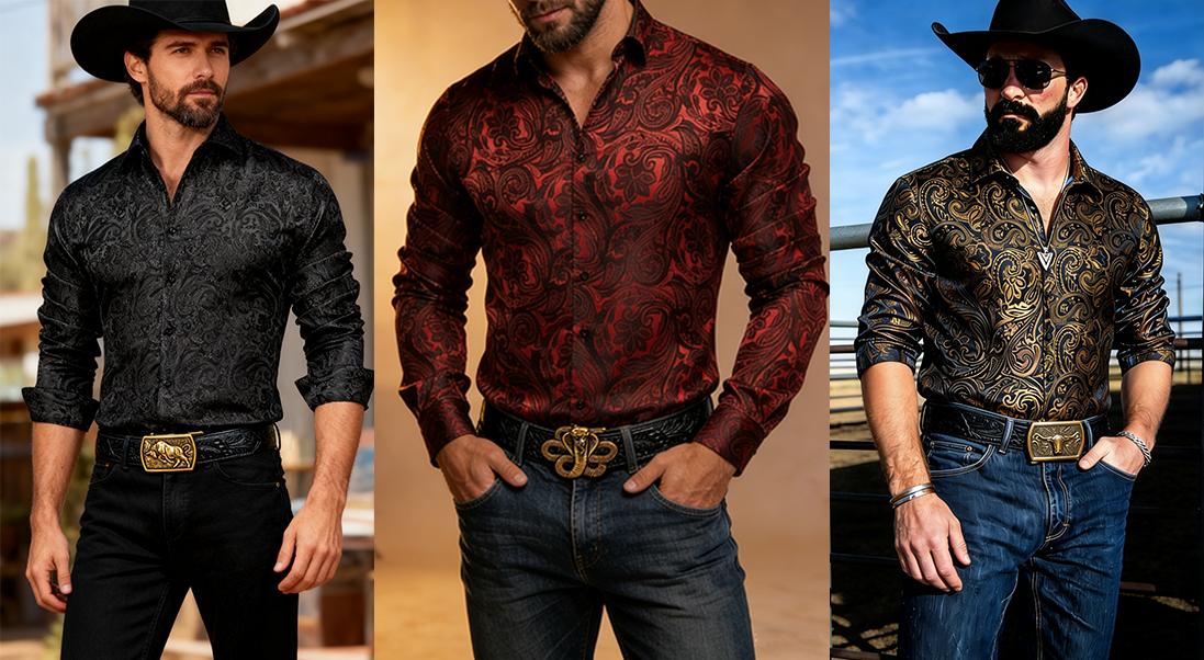 Ailisus Mens Belt Leather Easy Release Ratchet Belt for Business Casual Dress Belt with Adjustable Buckle For Mens Festival Gift SpringStatements