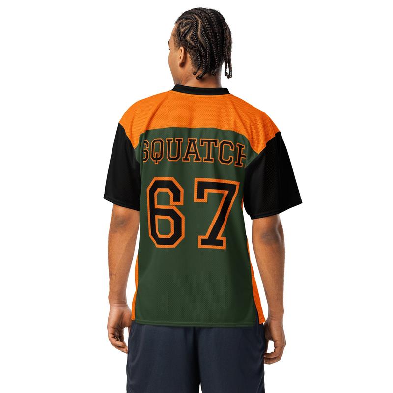 Zombie Squatch American Football Halloween Jersey