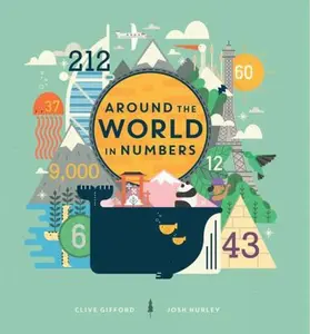 USED-Around the World in Numbers by Gifford, Clive (Hardcover)