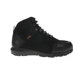 Timberland Pro Mens Radius Mid Met Guard Slip Resistant Composite Toe  Work/Duty - Black