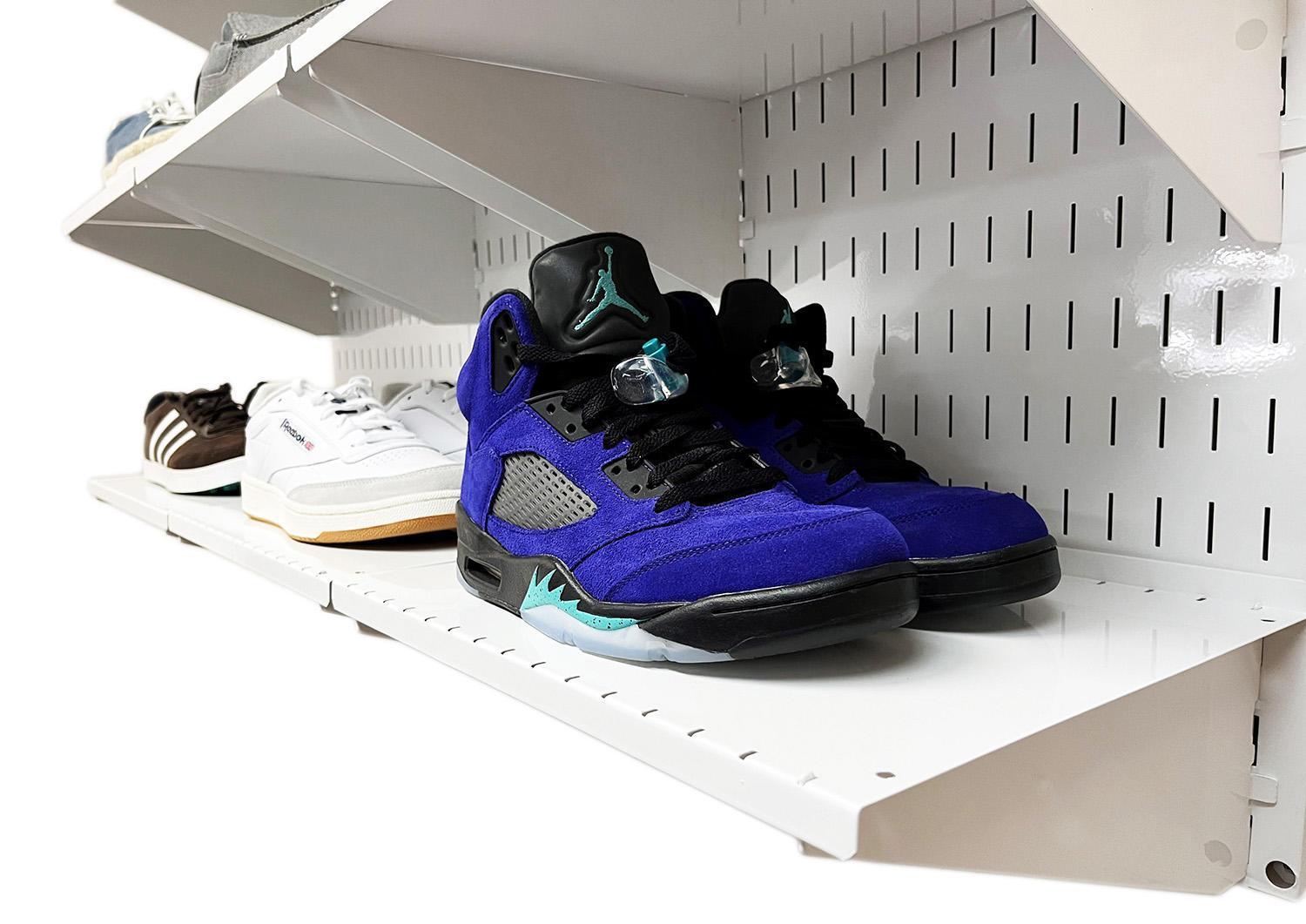 9in Deep Slotted Metal Pegboard Shelf Assembly - ASM-SH-1609