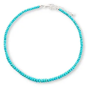 Mine Finds by Jay King Heavenly Well Lake Turquoise Composite Bead 18" Necklace