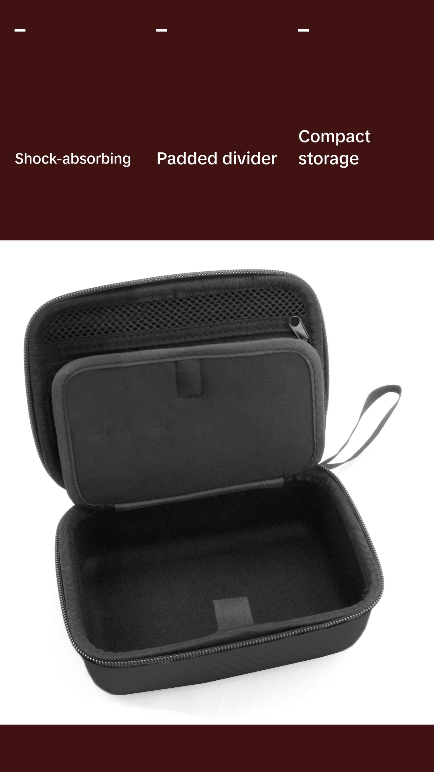 CASEMATIX Asthma Relief System Case - Professional Travel Storage for Inhaler Spacer & Breathing Accessories with Dual-Layer Interior & Padded Foam Protection